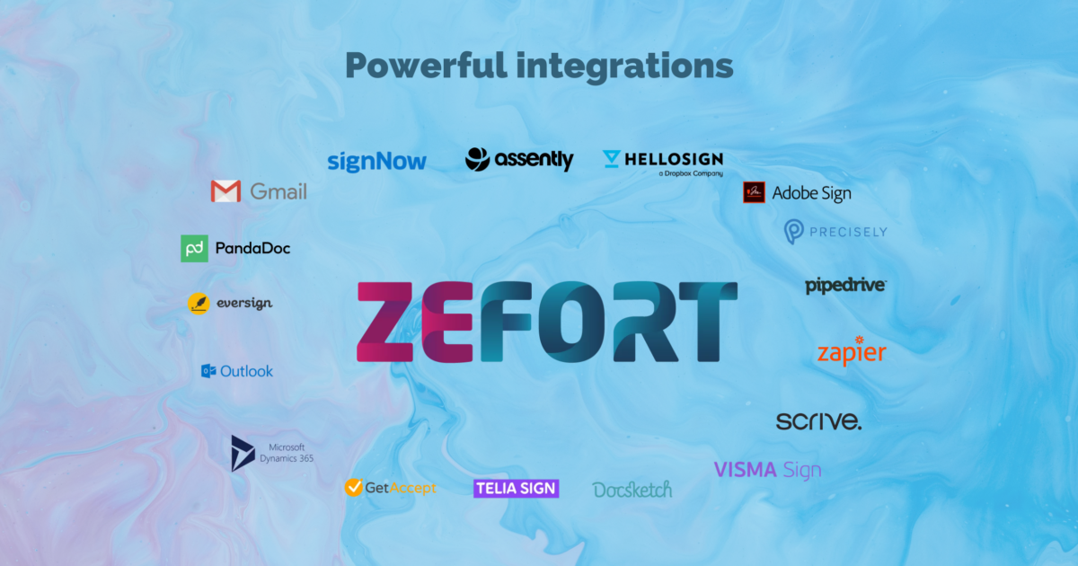 Zefort contract management integrations