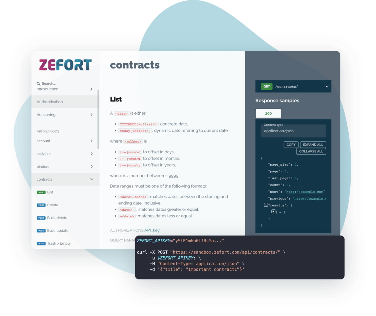 Manage your digital documents with Zefort's secure APIs