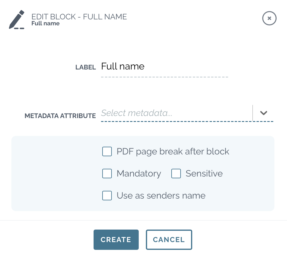 zefort form add block