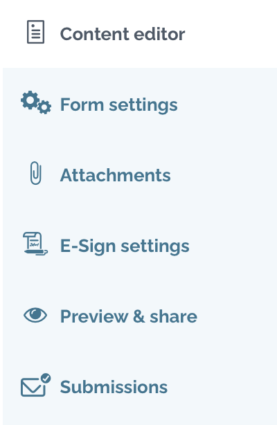 zefort form process steps