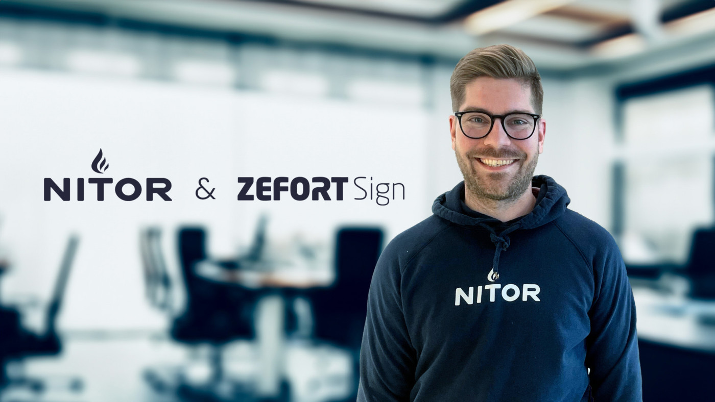 Nitor & Zefort Sign