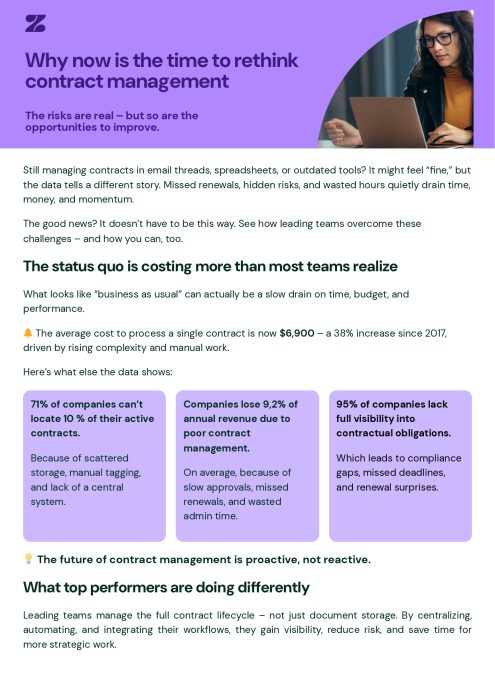 Why now is the time to rethink contract management