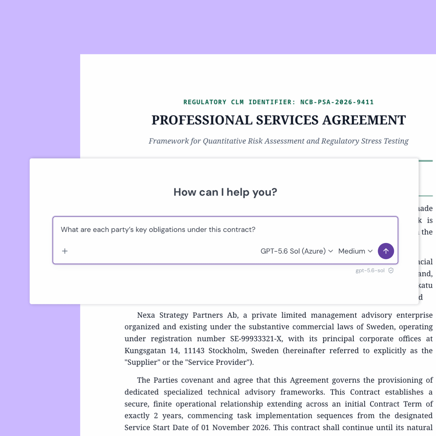 Contract obligations